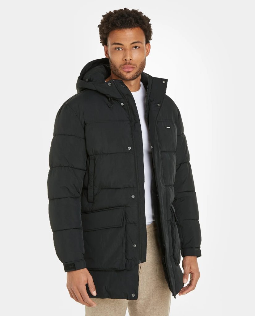 Μπουφάν Μαύρο Puffer CALVIN KLEIN