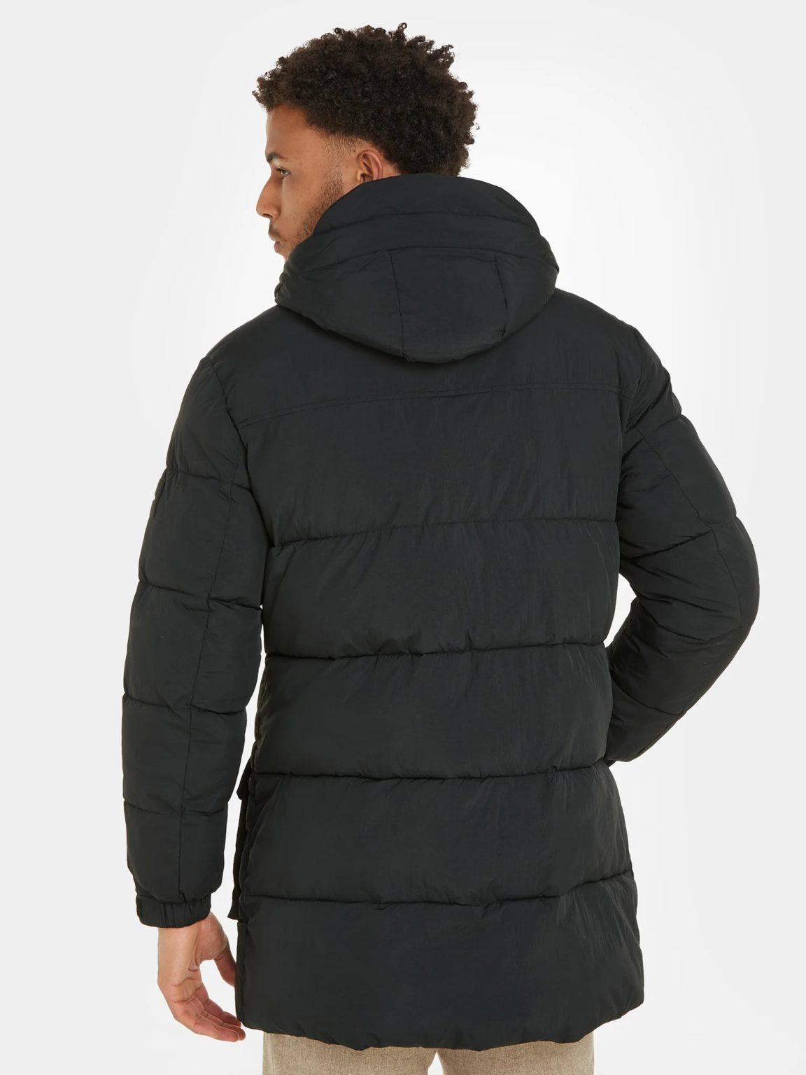 Μπουφάν Μαύρο Puffer CALVIN KLEIN