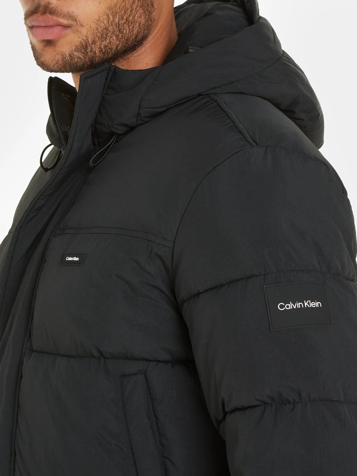 Μπουφάν Μαύρο Puffer CALVIN KLEIN