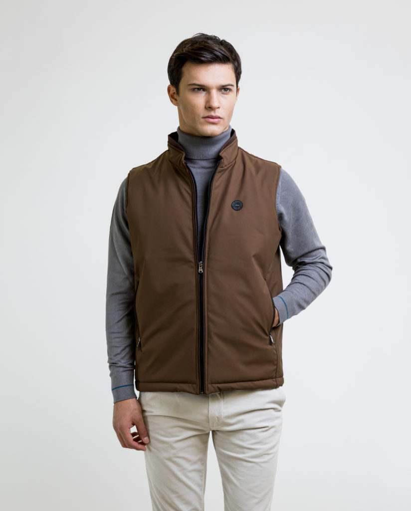Camel Padded Gillet NEW COMPANY