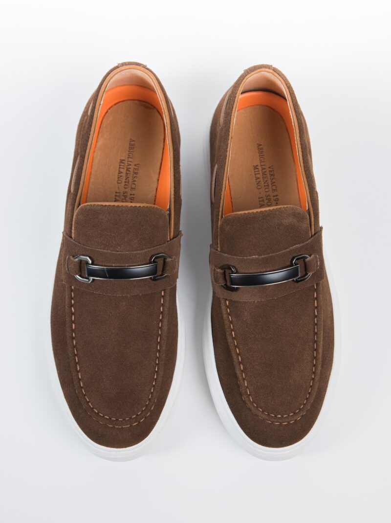 Παπούτσι Loafer Ταμπά Σουέτ VERSACE 19V69