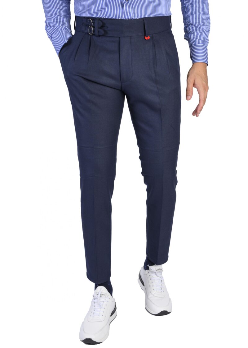 Παντελόνι Μπλέ Τσίνος Slim Fit, DEZIGN