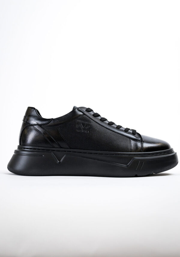 Παπούτσι Sneaker Δέρμα Μαύρο VERSACE 19V69