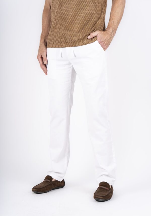 Παντελόνι Λινό Λευκό Juno Pants, PRE END