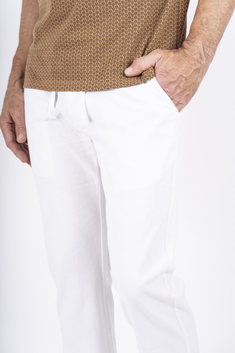 Παντελόνι Λινό Λευκό Juno Pants, PRE END