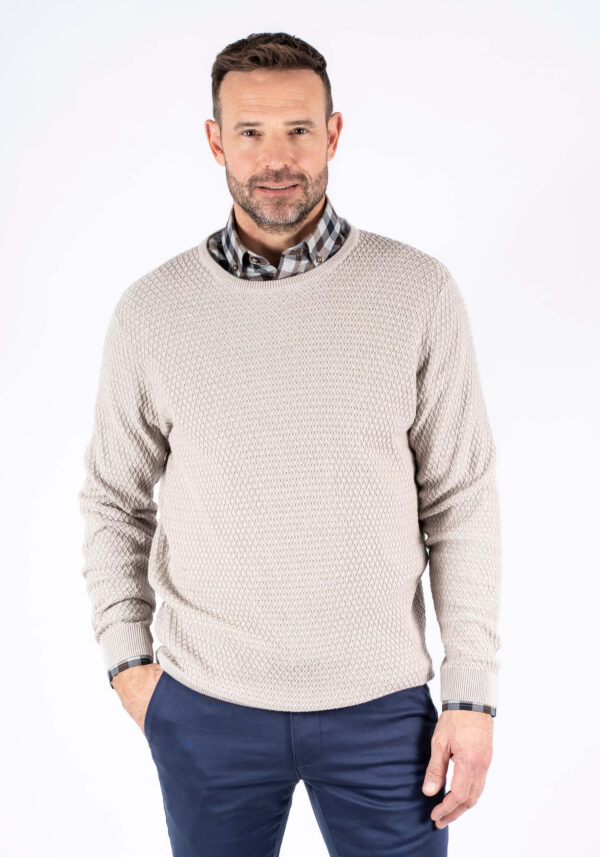 Μπλούζα Μπεζ Λαιμόκοψη Ludwig, PRE END