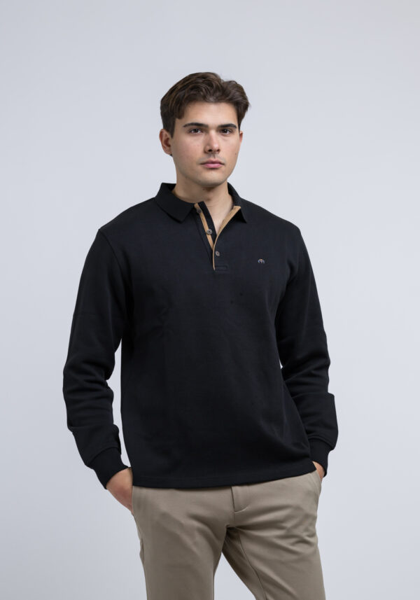 Μπλούζα Πόλο Μαύρη, MAKIS TSELIOS