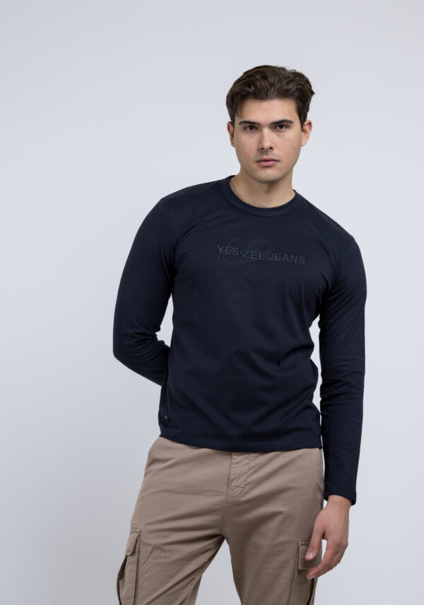 Μπλούζα Λαιμόκοψη Μπλε, YES ZEE