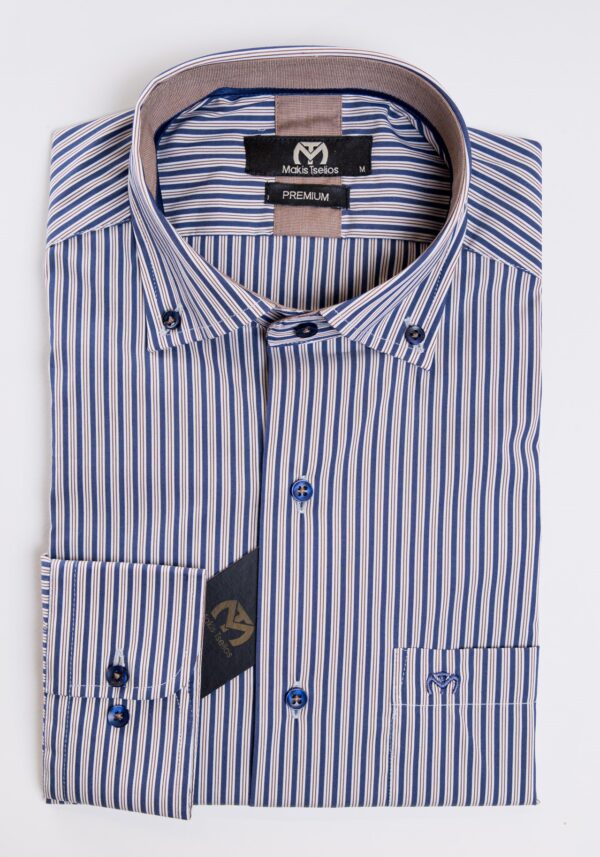 Πουκάμισο Με Μπλε Ρίγα, ΜAKIS TSELIOS