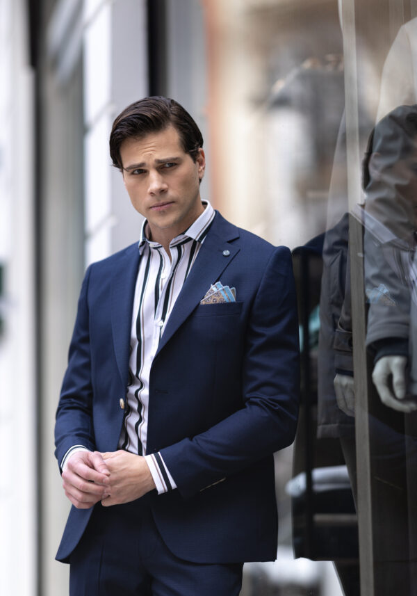 &Kappa;&omicron;&sigma;&tau;&omicron;ύ&mu;&iota; &Mu;&pi;&lambda;&epsilon; &Mu;&epsilon; Ύ&phi;&alpha;&nu;&sigma;&eta; Slim Fit, ALTER EGO