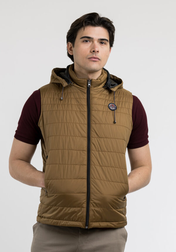 Camel Padded Gillet NEW COMPANY