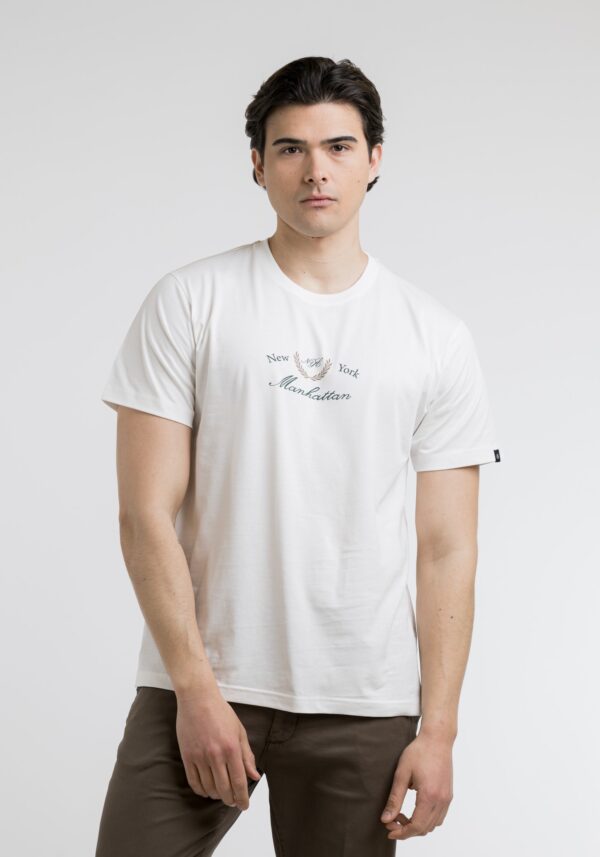 Μπλούζα Tshirt Εκρού, EVERBEST