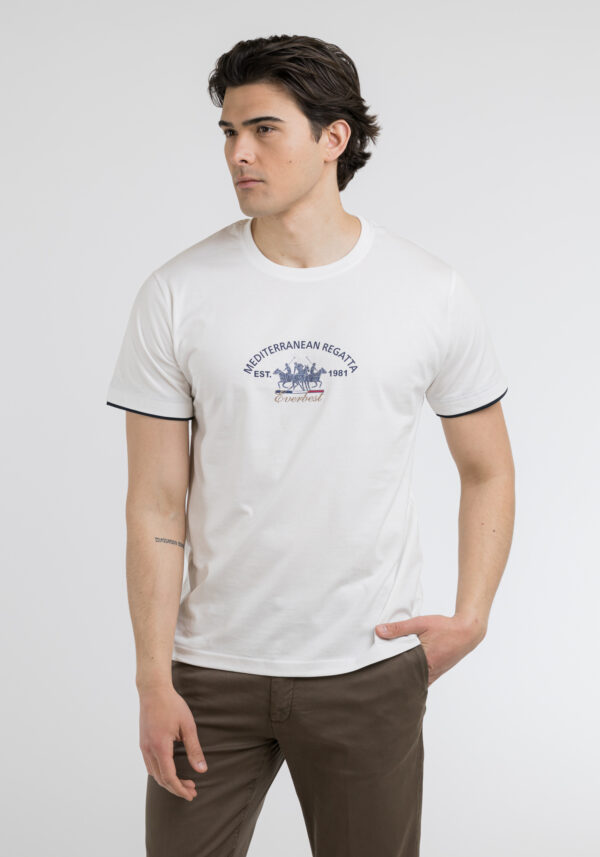 Μπλούζα Tshirt Εκρού, EVERBEST