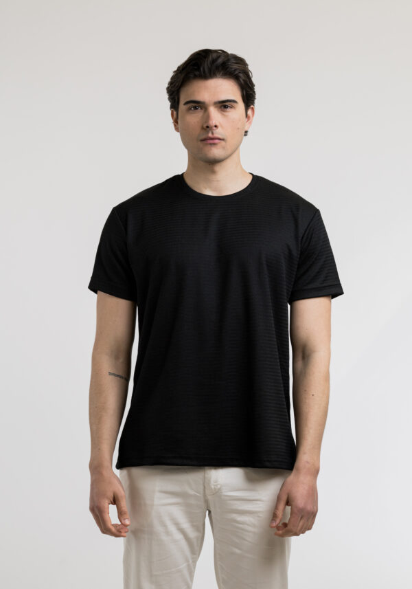 Μπλούζα Tshirt Μαύρη, EVERBEST