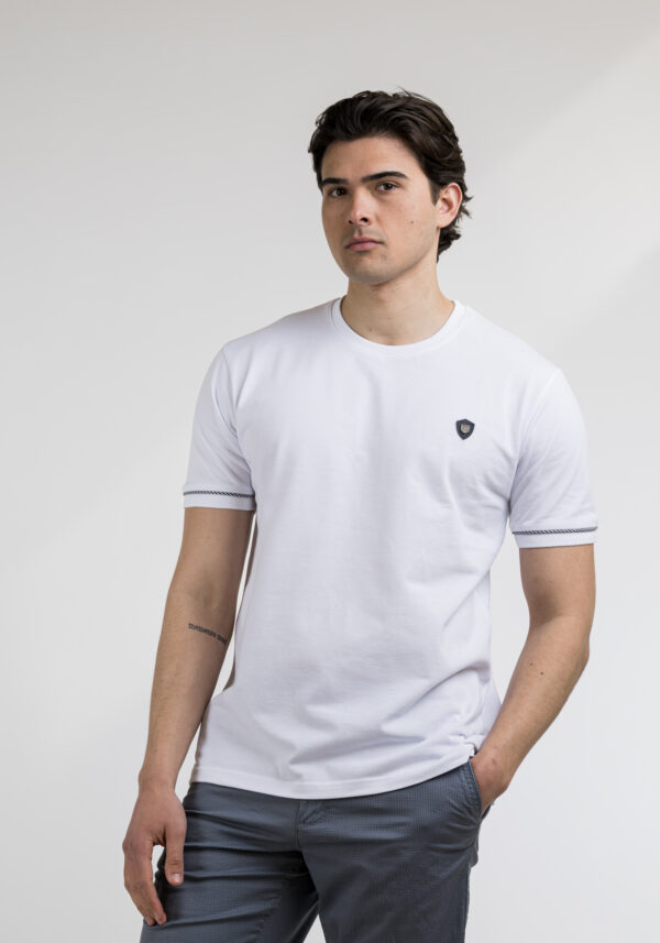 Μπλούζα Λαιμόκοψη Λευκή, EVERBEST