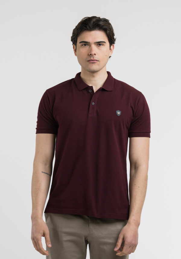 Μπλούζα Πόλο Μπορντό Κ/Μ, EVERBEST