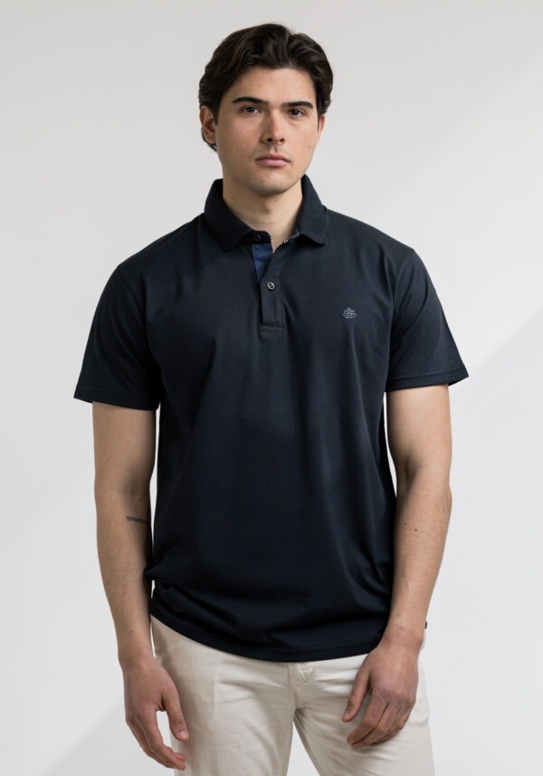 Μπλούζα Πόλο Μπλε Κ/Μ, EVERBEST