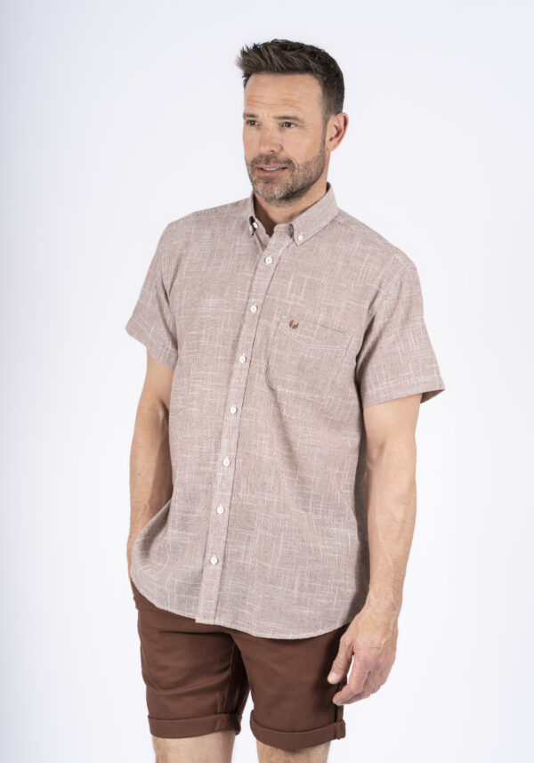 Πουκαμισο Κ/Μ Καφέ Edwin, PRE END