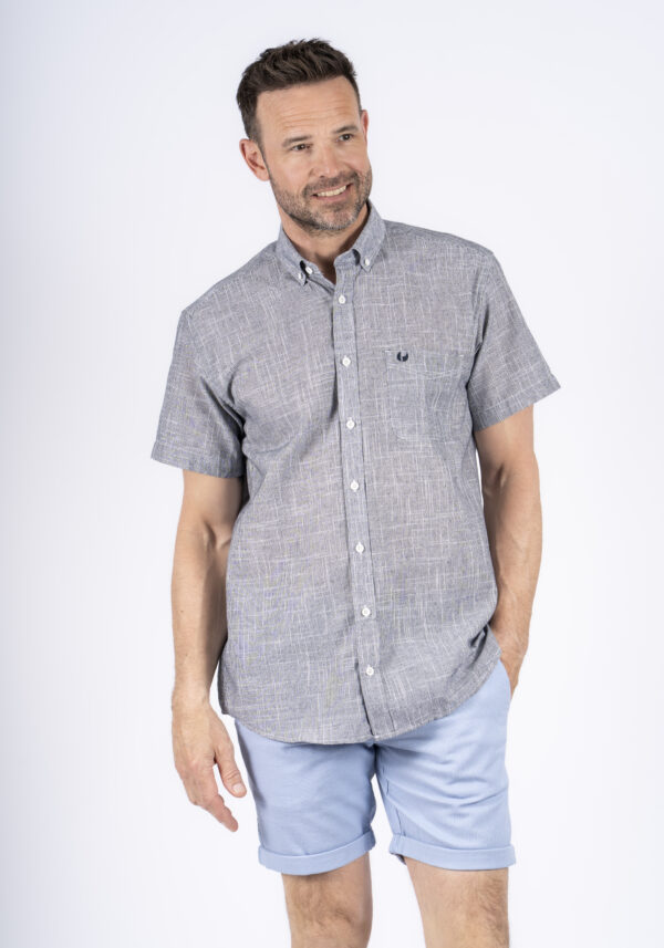 Πουκαμισο Κ/Μ Μπλε Edwin, PRE END