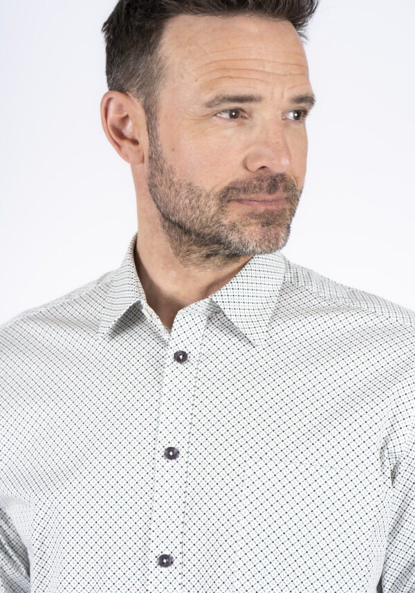 Πουκάμισο Λευκό Μικροσχέδιο Colby, PRE END