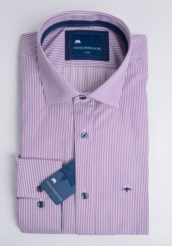 Πουκάμισο Ματζέντα Ριγέ, FRANK BARRYMORE
