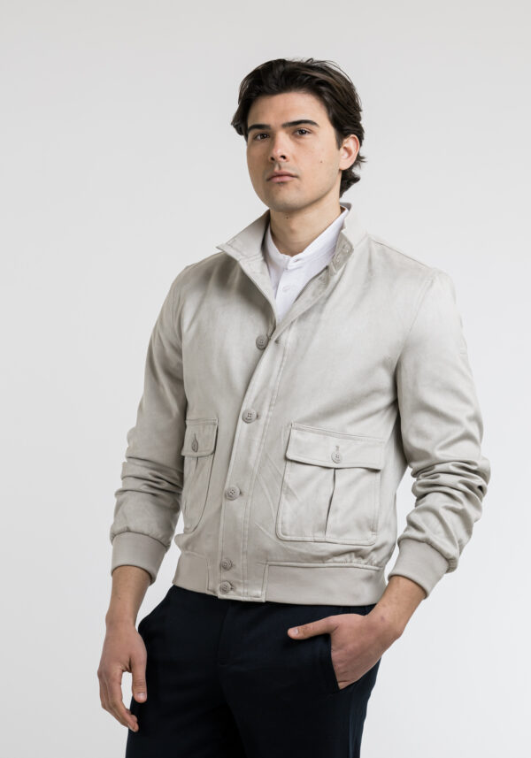 Μπουφάν Αλκαντάρα Μπεζ, YES ZEE