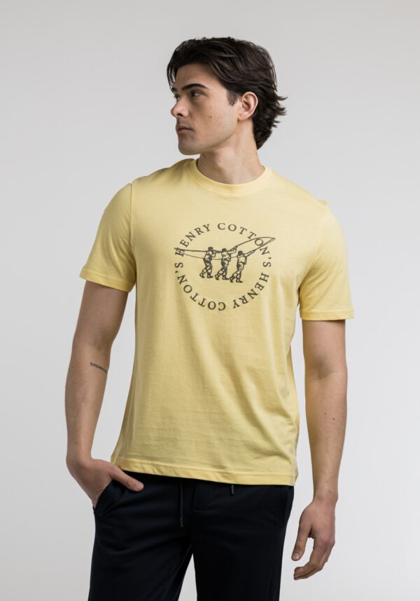 &Mu;&pi;&lambda;&omicron;ύ&zeta;&alpha; Tshirt &Kappa;ί&tau;&rho;&iota;&nu;&eta;, HENRY COTTON'S