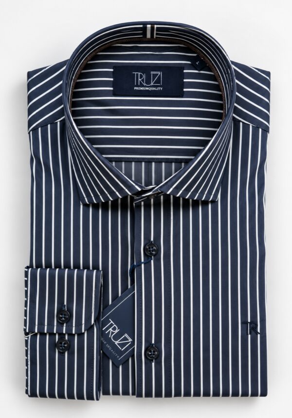 &Pi;&omicron;&upsilon;&kappa;ά&mu;&iota;&sigma;&omicron; &Mu;&pi;&lambda;&epsilon; &Rho;&iota;&gamma;έ Regular Fit, TRUZZI